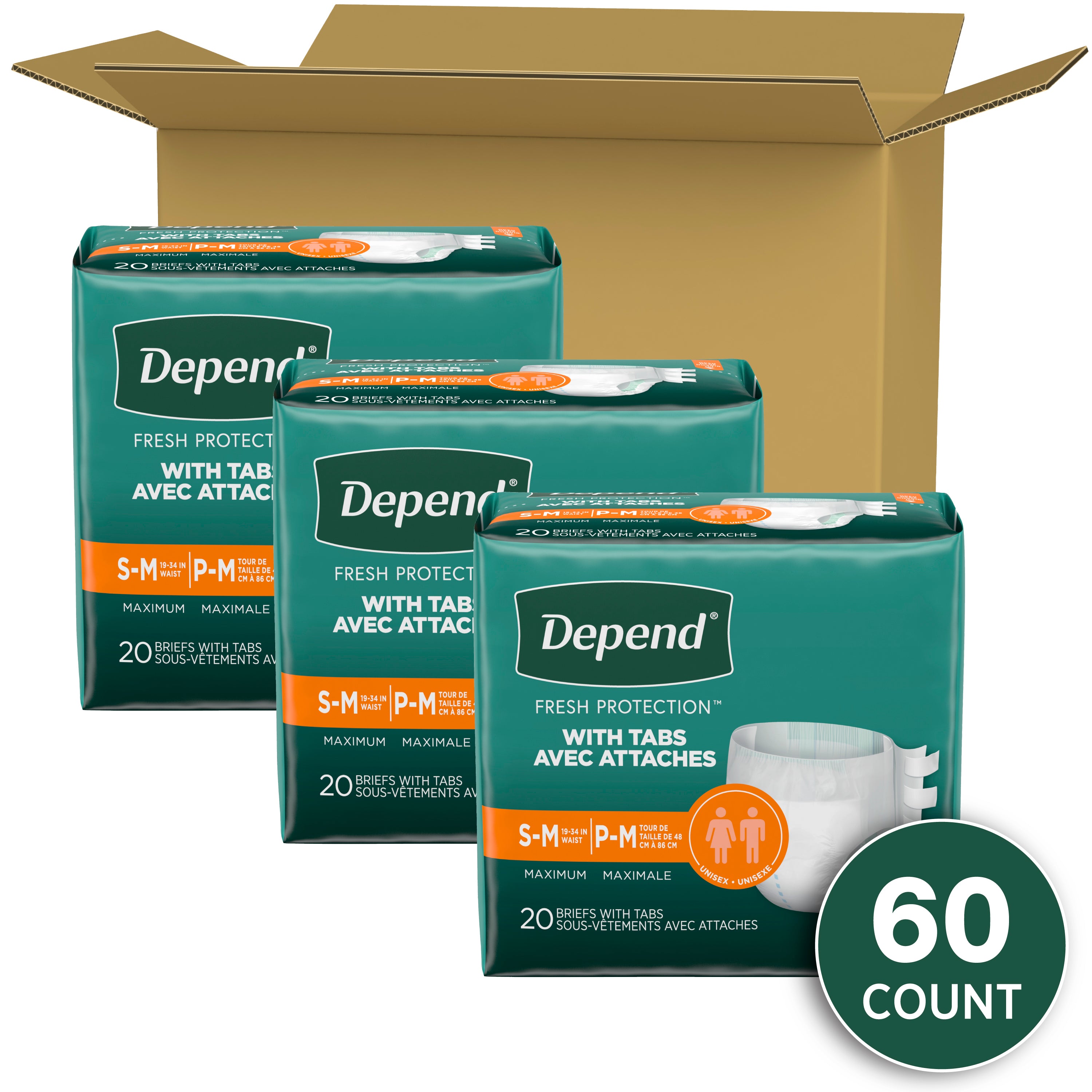 Depend Premium Briefs