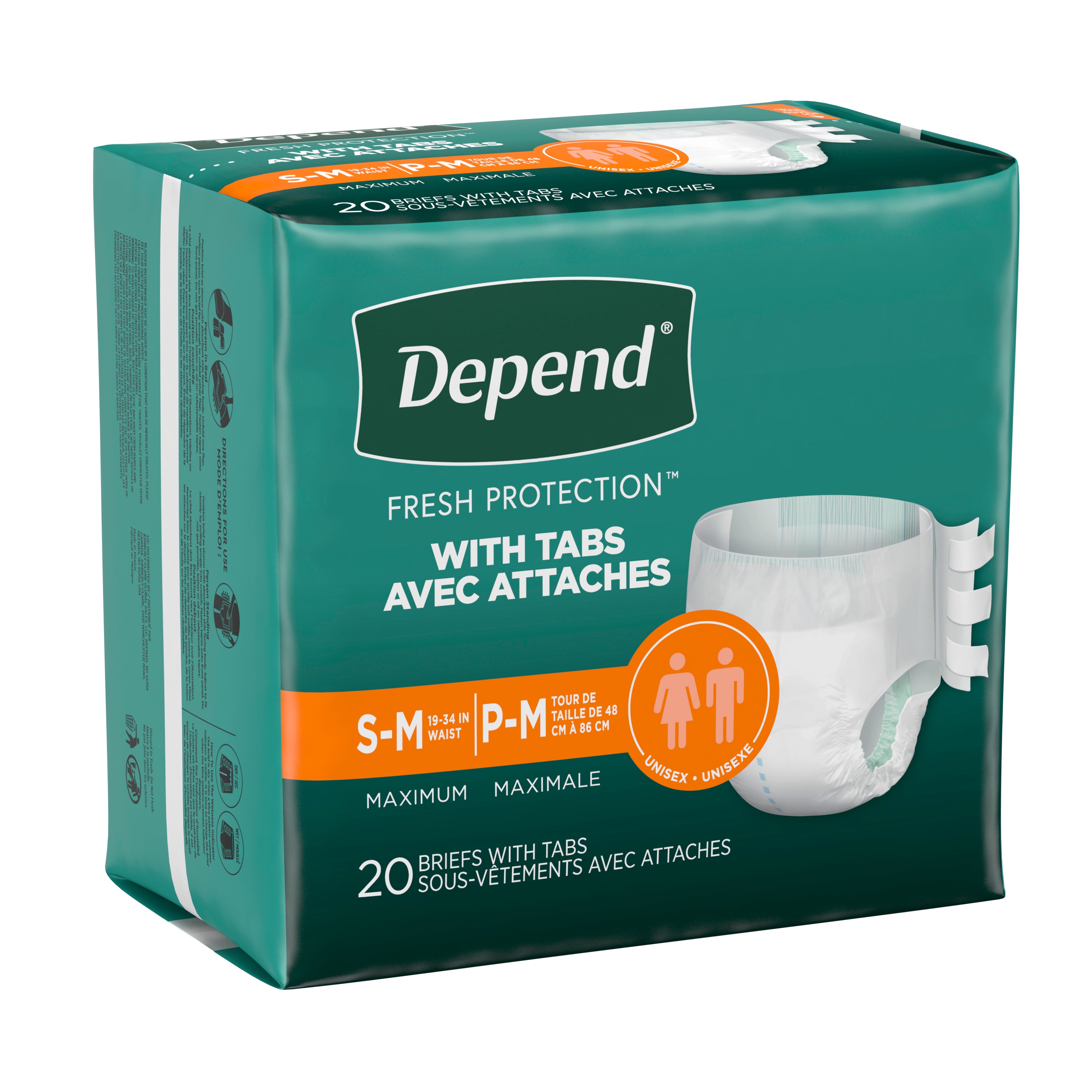 Depend Premium Fresh Protection Briefs