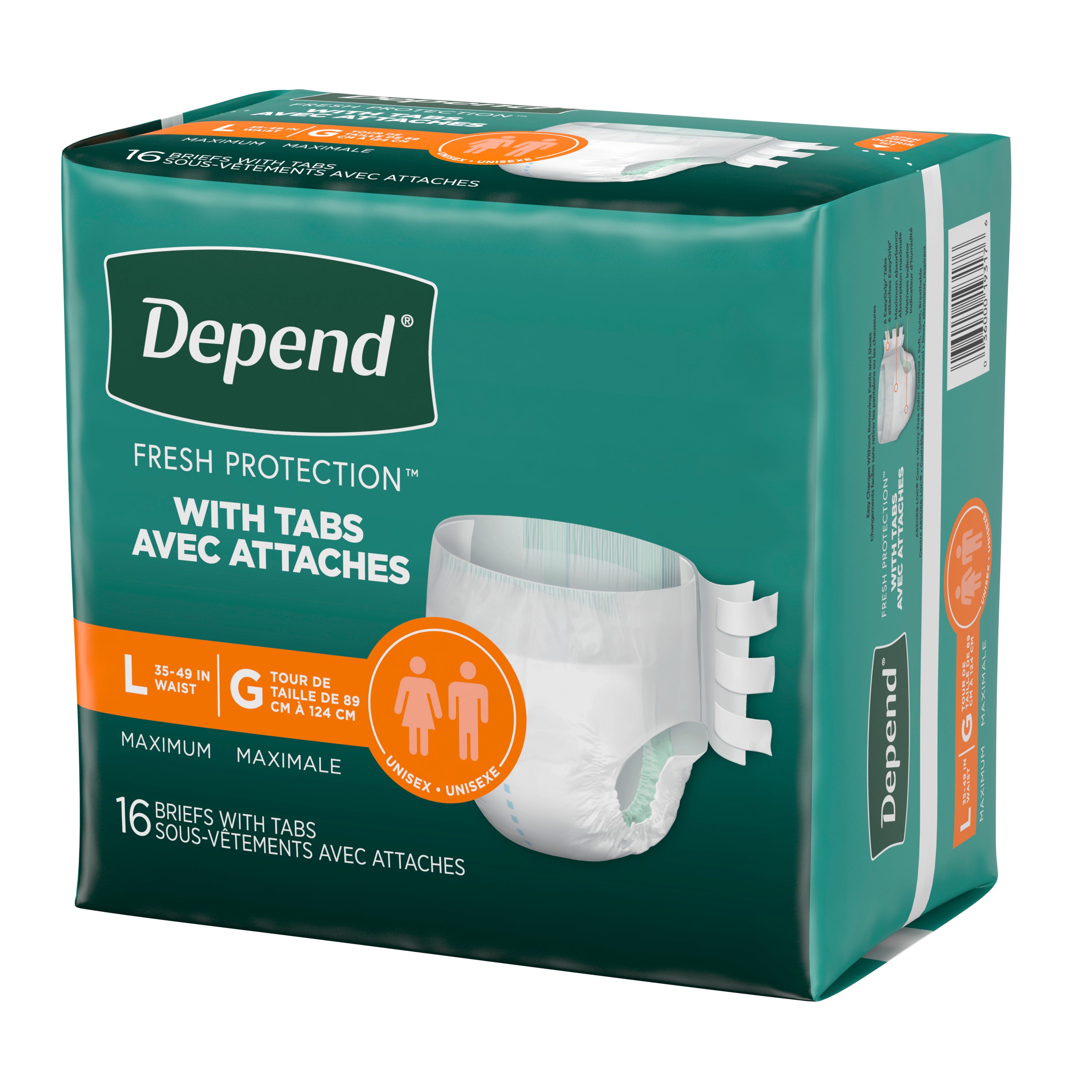 Depend Premium Fresh Protection Briefs