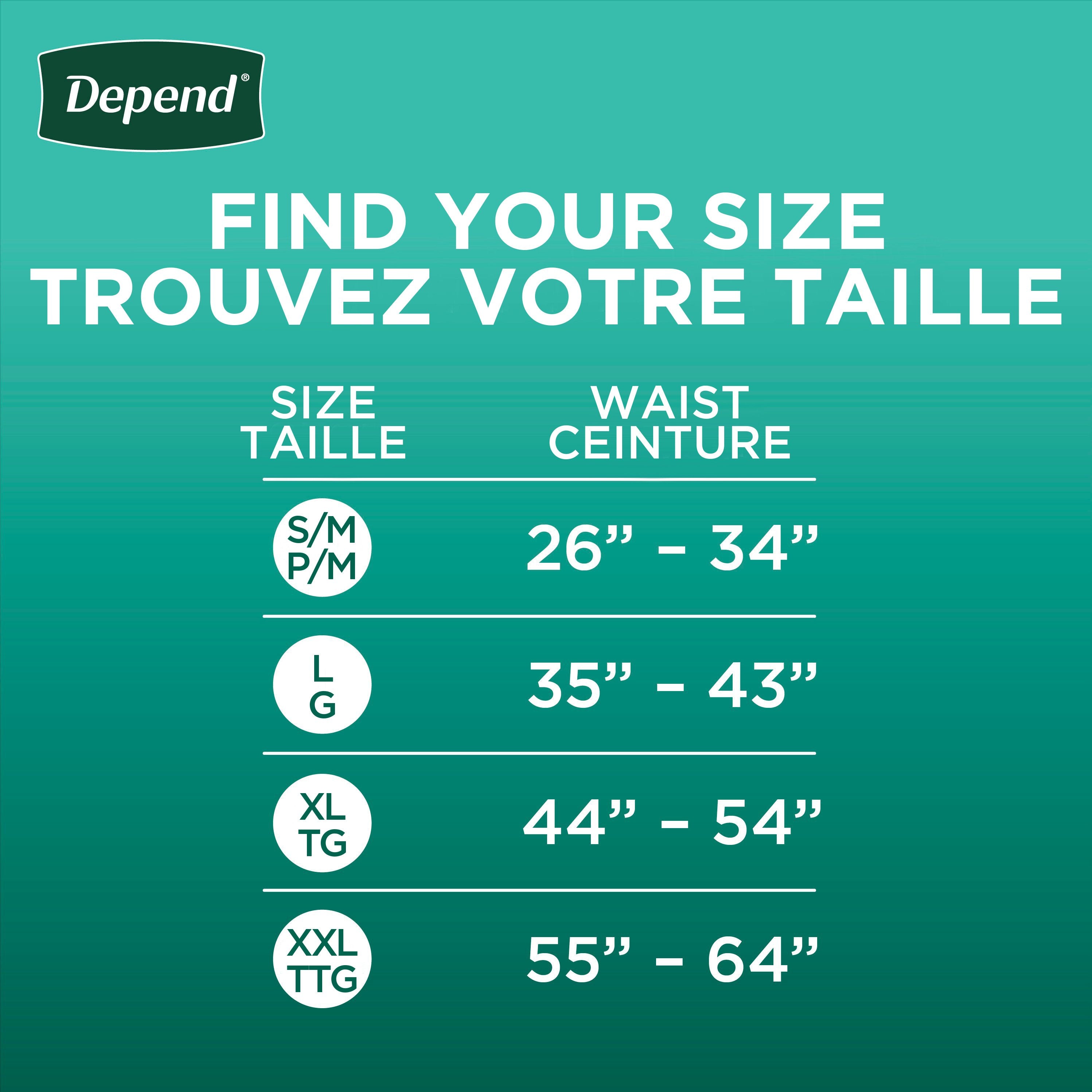 Depend Premium Fresh Protection Underwear for Men