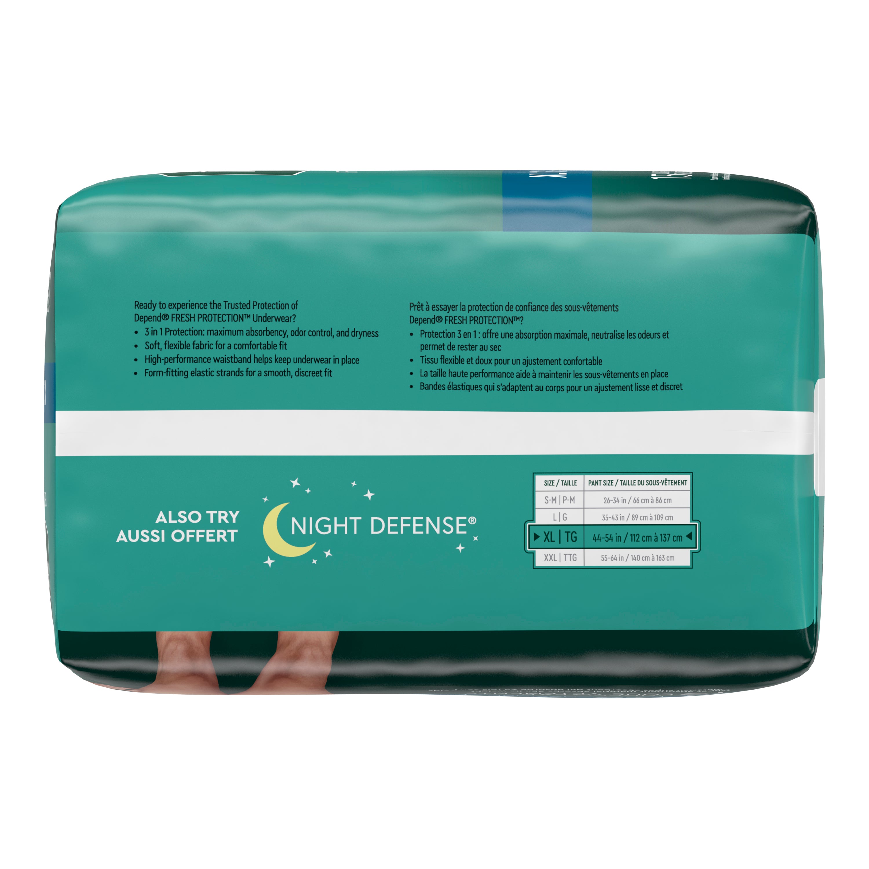 Depend Premium Fresh Protection Underwear for Men