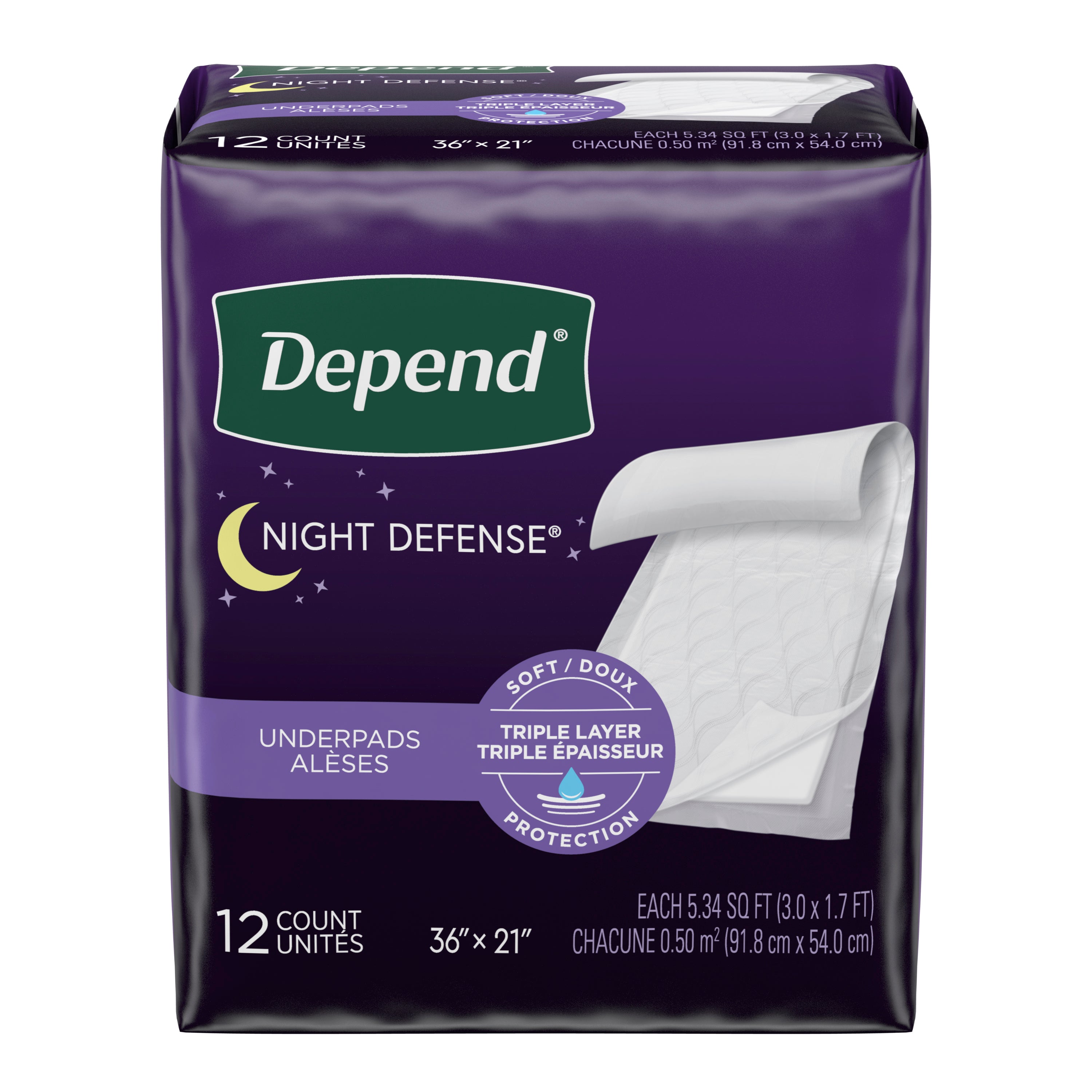 Depend Night Defense Underpads - Value Pack
