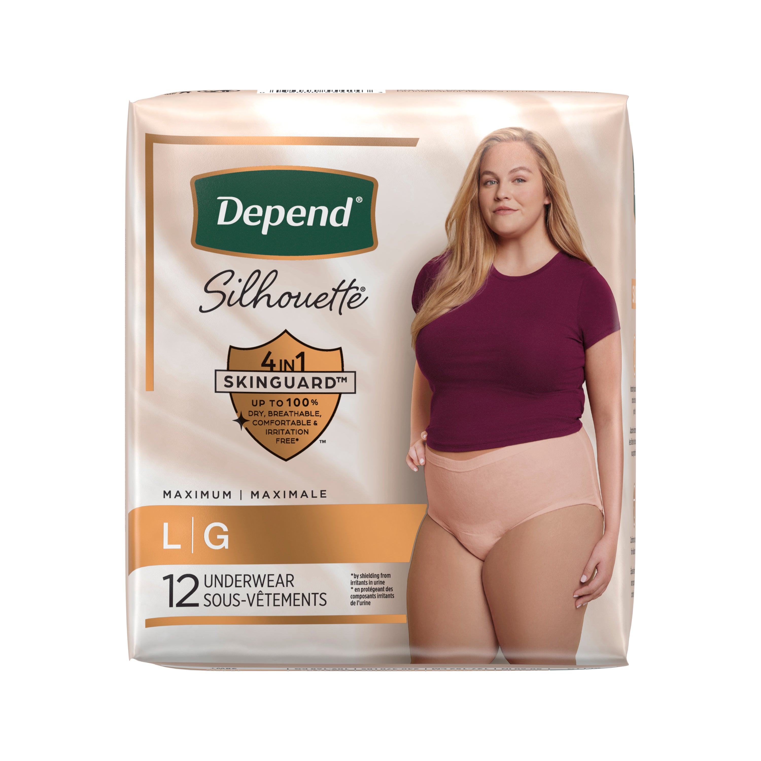 Depend Super Premium Silhouette Underwear for Women