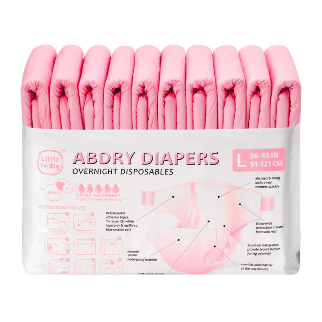 ABDry Pink Ultra Absorbent Diapers