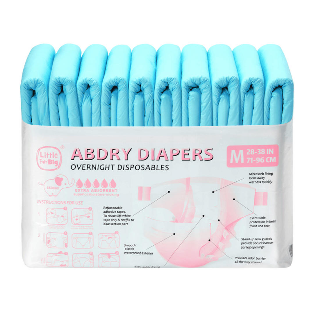 ABDry Blue Ultra Absorbent Diapers