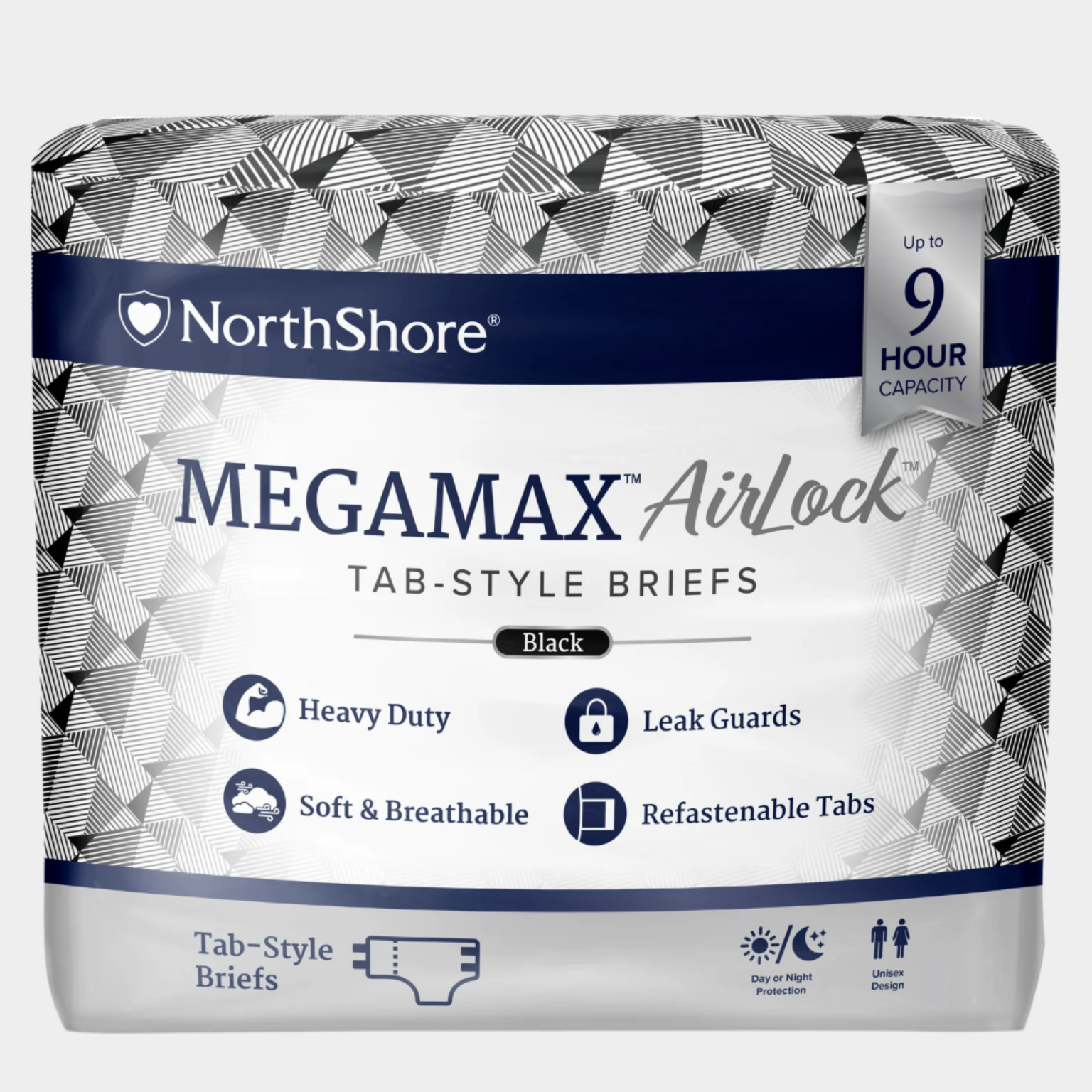 NorthShore MEGAMAX AirLock Adult Diapers
