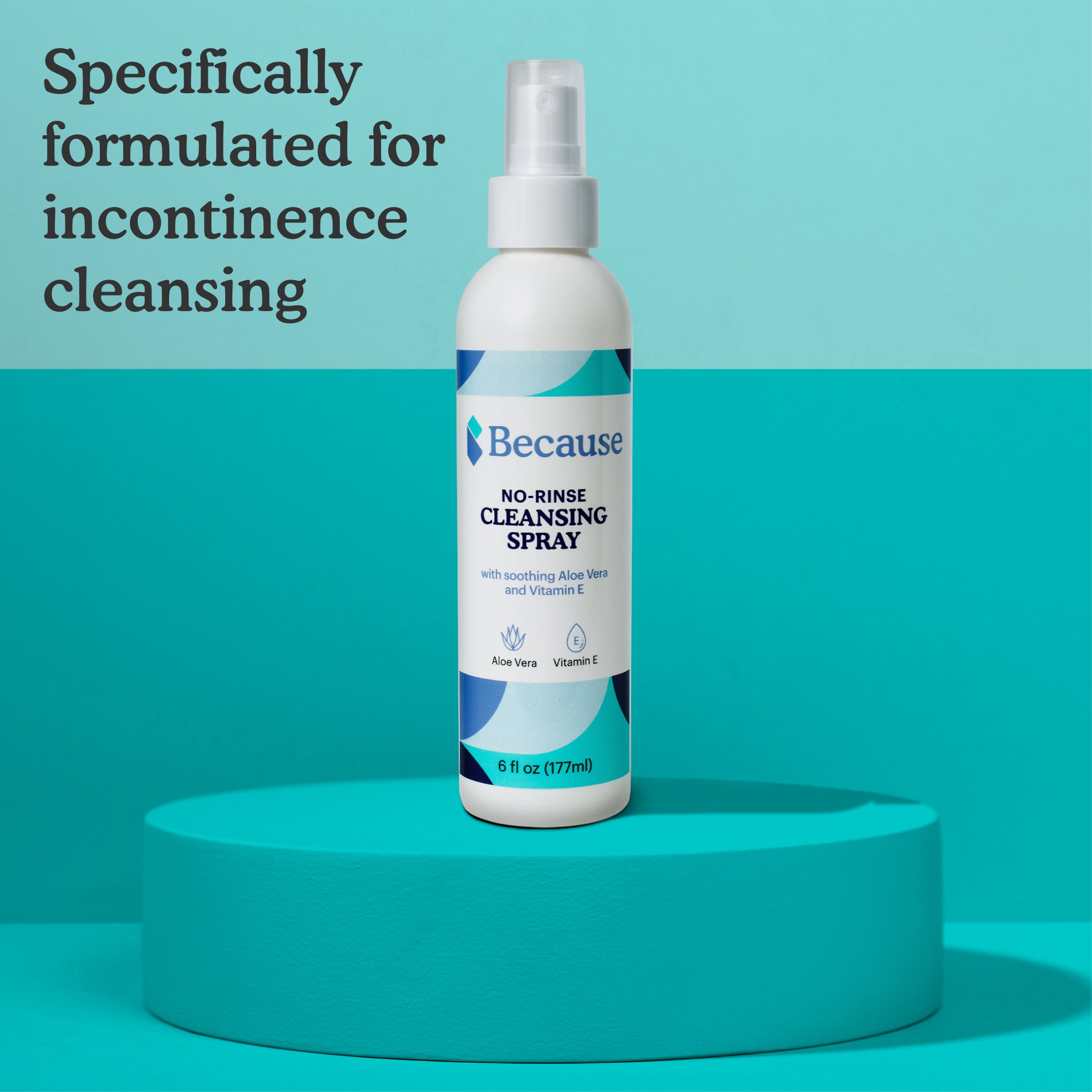 Because No-Rinse Cleansing Spray
