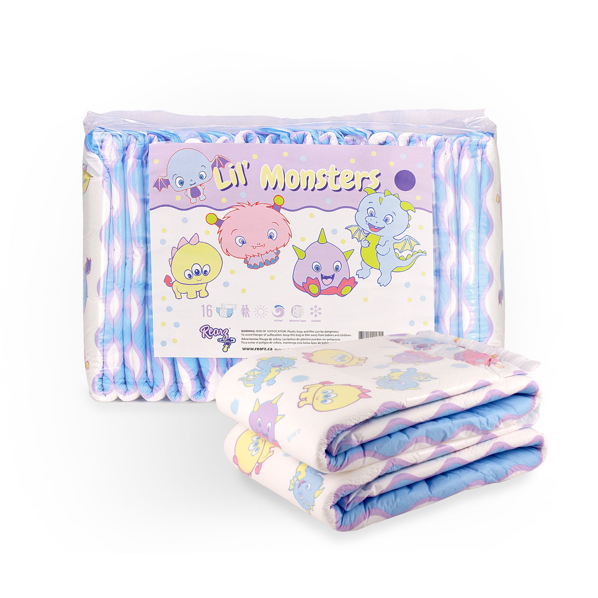 Lil' Monsters Adult Training Pants ⋆ ABDL Company