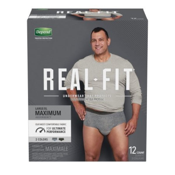 Depend Real-Fit for Men Underwear - Convenience Pack – Healthwick Canada
