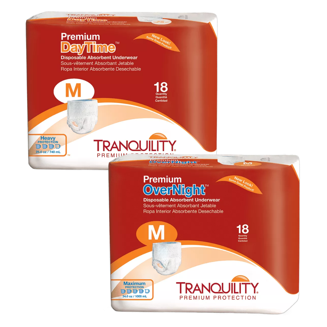 Tranquility Day to Night Absorbent Underwear Set – Healthwick Canada