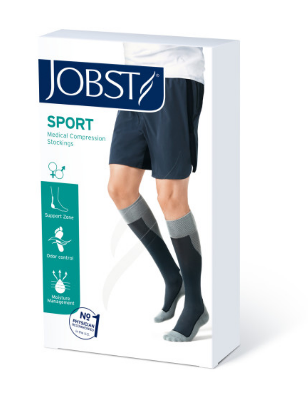 Jobst SPORT, Knee High Closed Toe 15-20 mmHg – Healthwick Canada