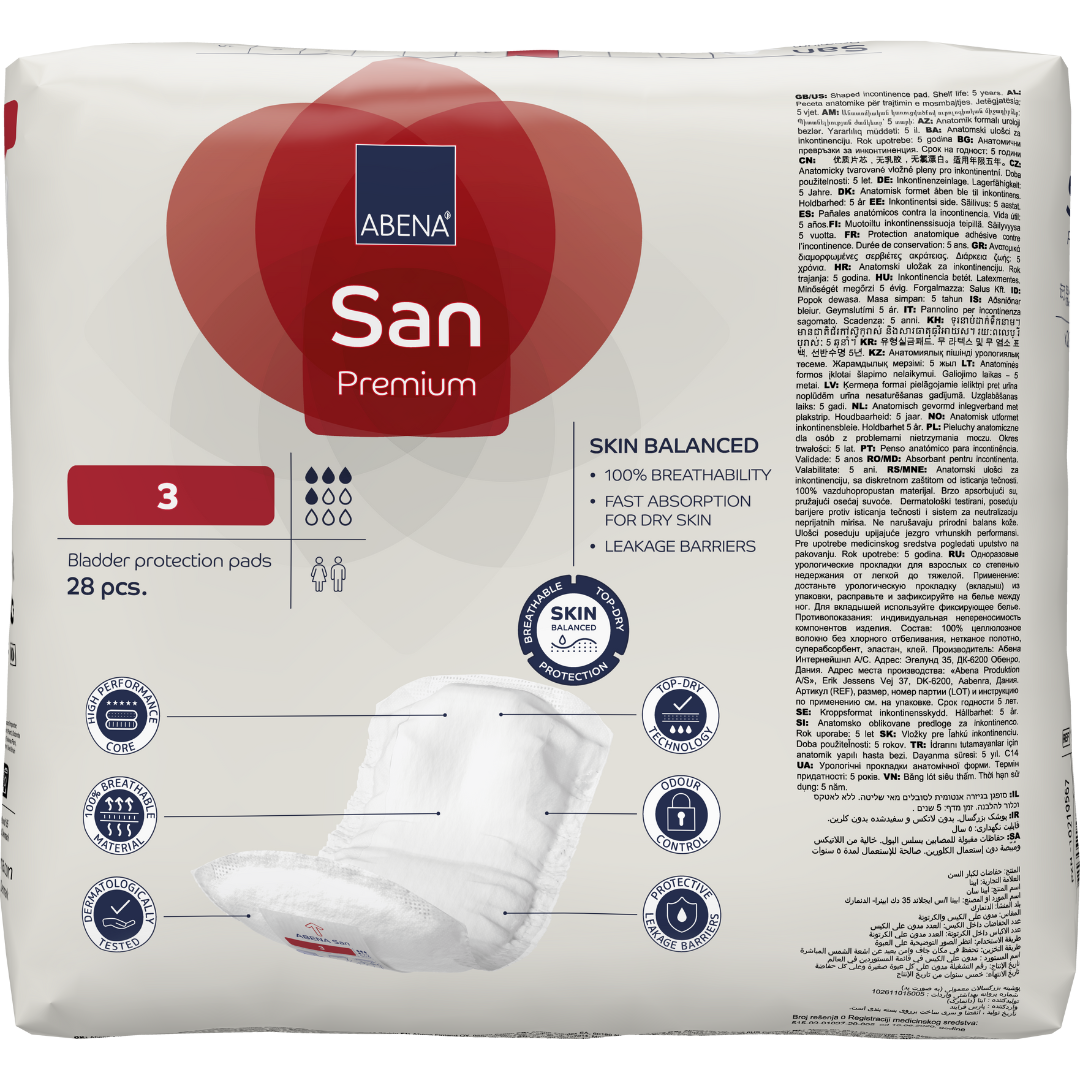 Abena San Premium 3 - Light to Moderate Pads