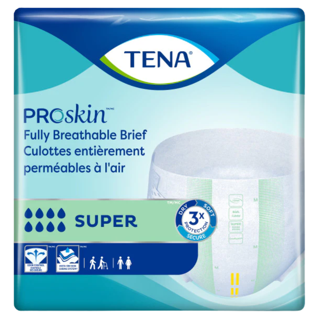 TENA Proskin Pants Super - Extra Large - Pack of 12 Incontinence Pants