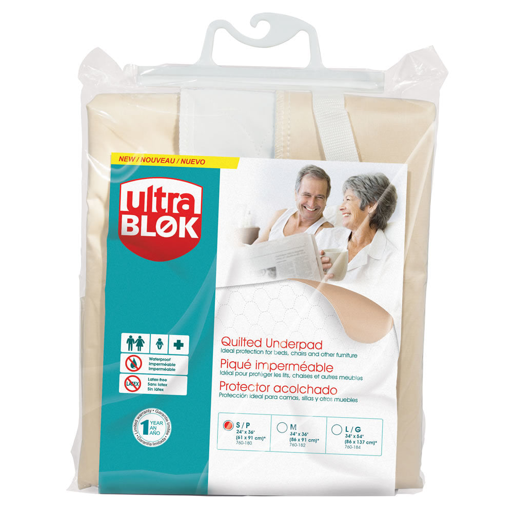 MedPro Quilted Washable Waterproof Tuck-In Panel Underpads