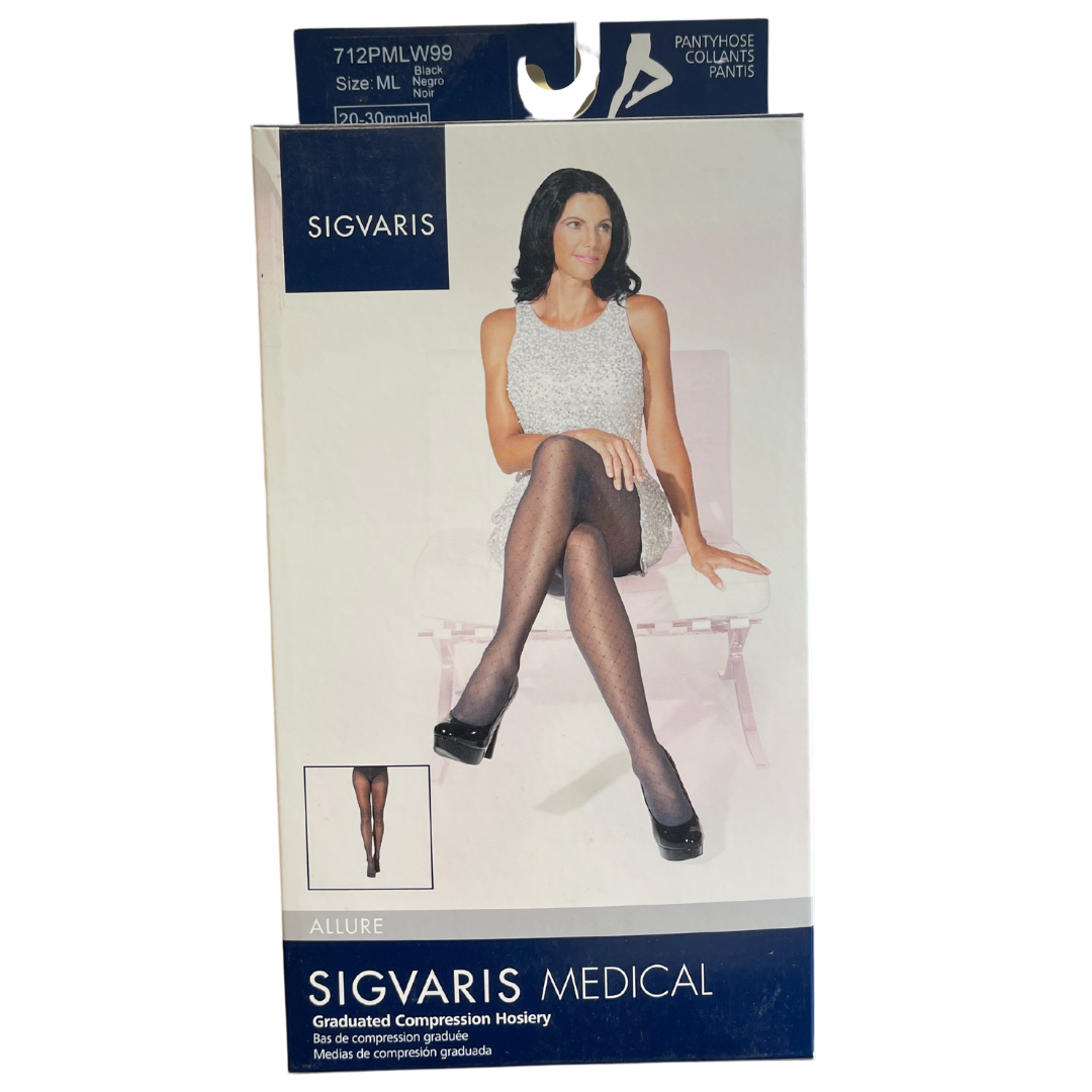 Sigvaris Women Patterns Pantyhose Compression Hosiery - Safeway Medical  Supply