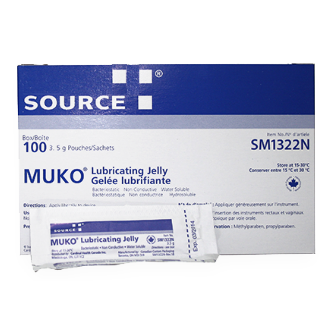Muko Lubricating Jelly - 3.5g packets -100/box