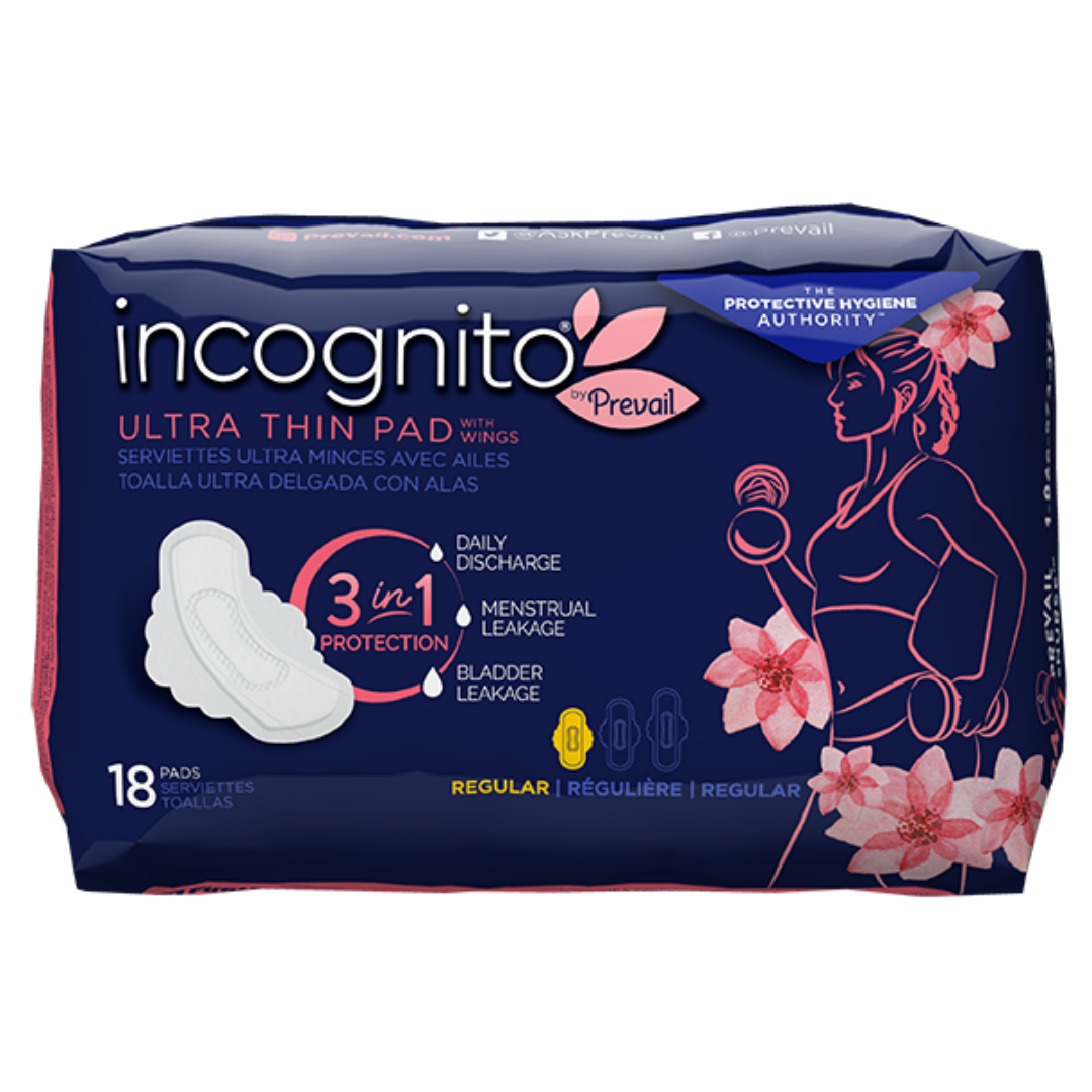 Incognito by Prevail Ultra Thin Pad - Regular
