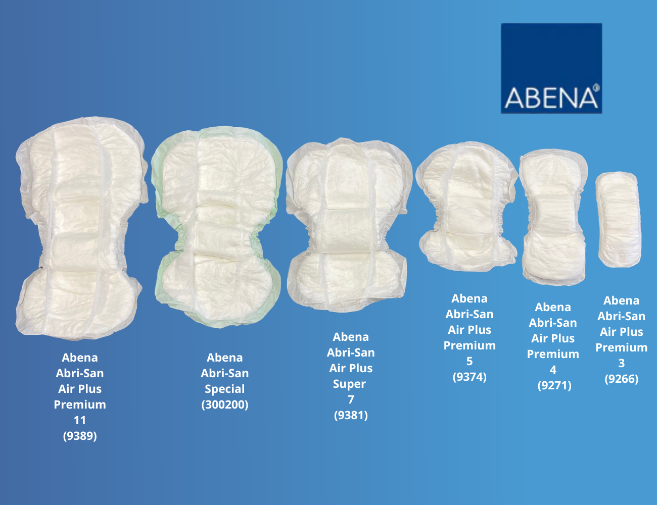 Abena Abri-San Air Plus Premium 3 - Light to Moderate Pads