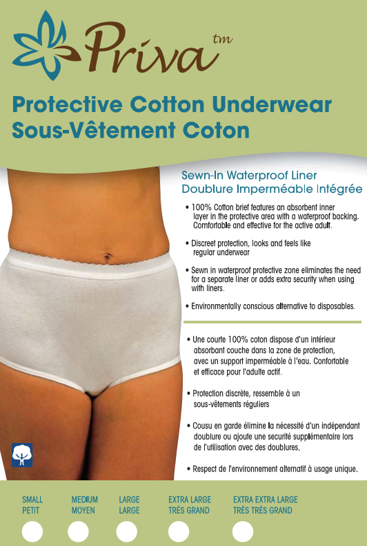 Reusable Incontinence Underwear Urine Bags for Men & Women Alternative to  Adult Diapers (L)