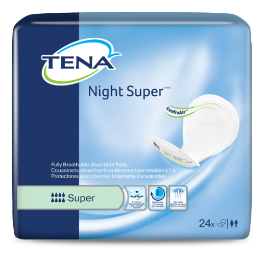 TENA Night Super Maximum Absorbency Pads