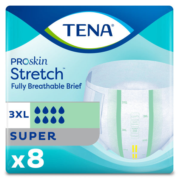 Tena ProSkin Unisex Incontinence Briefs, XL, 12 Count - 12 ea