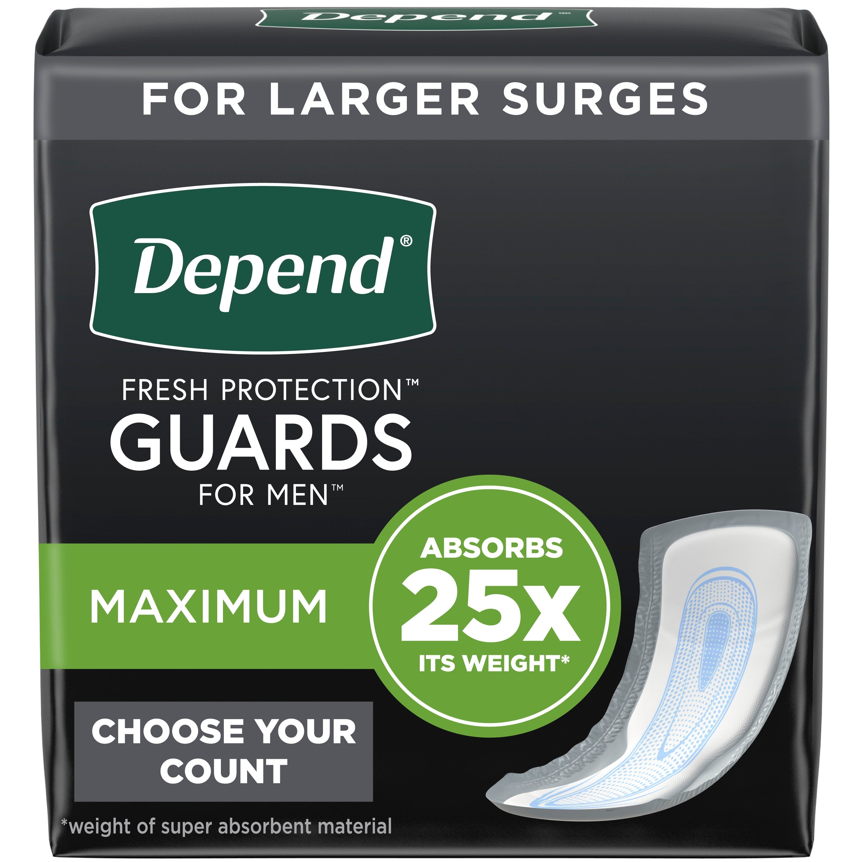 Depend Premium Male Guards