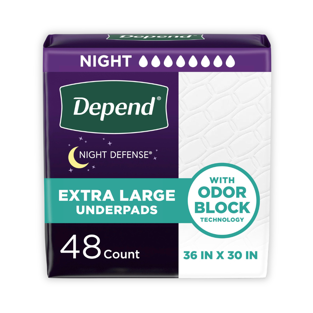 Depend Night Defense XL Underpads