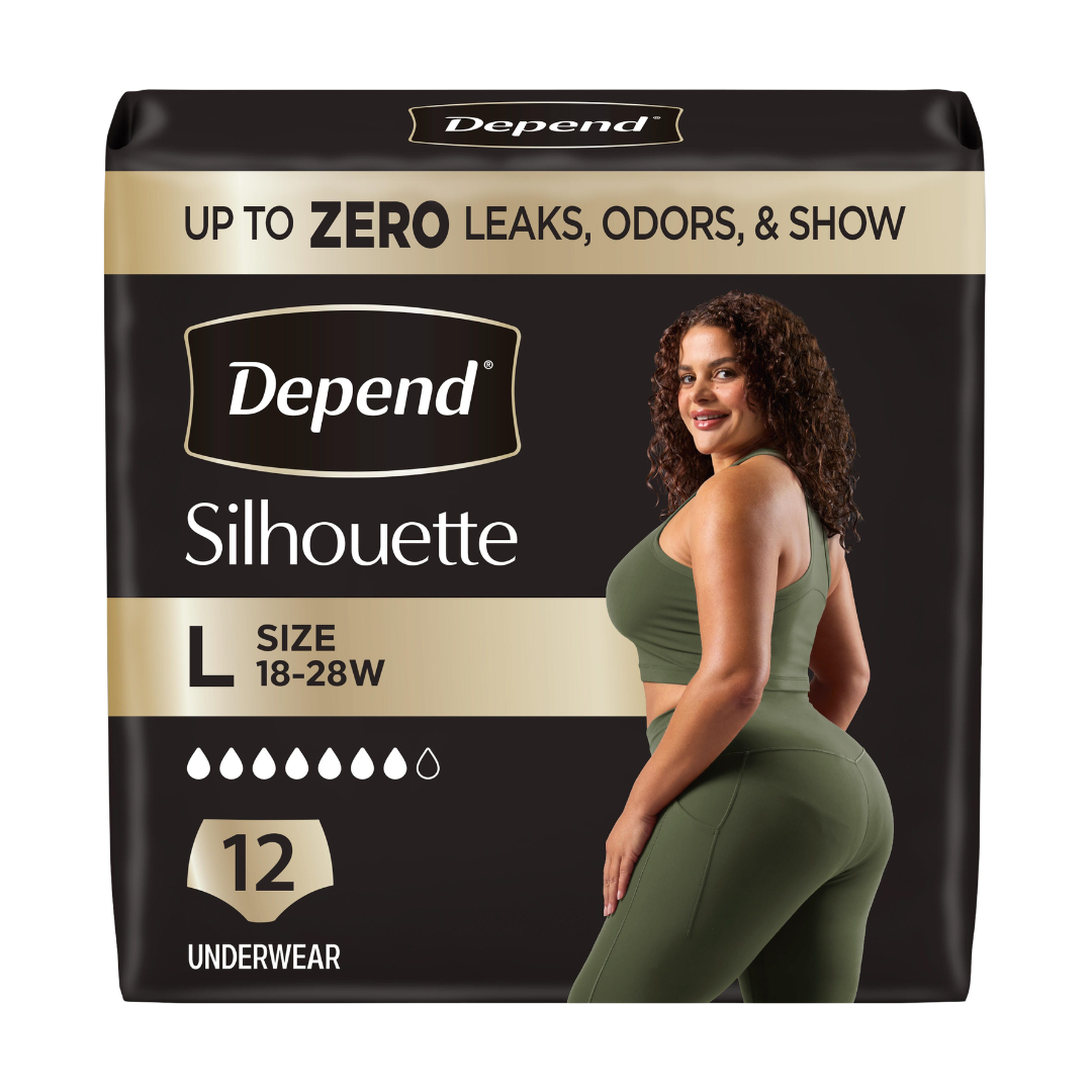 Depend Super Premium Silhouette Underwear for Women
