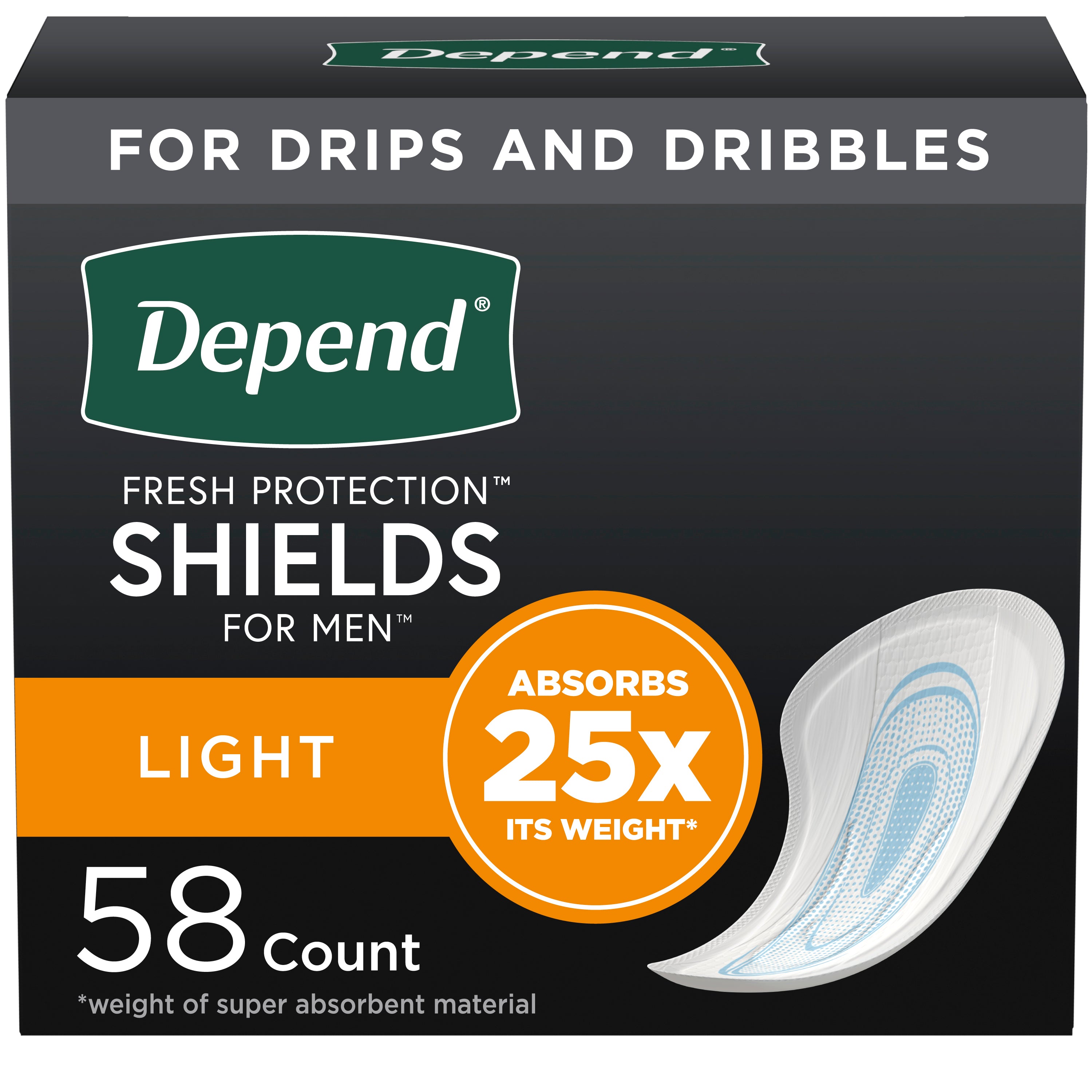 Depend Premium Light Male Shields