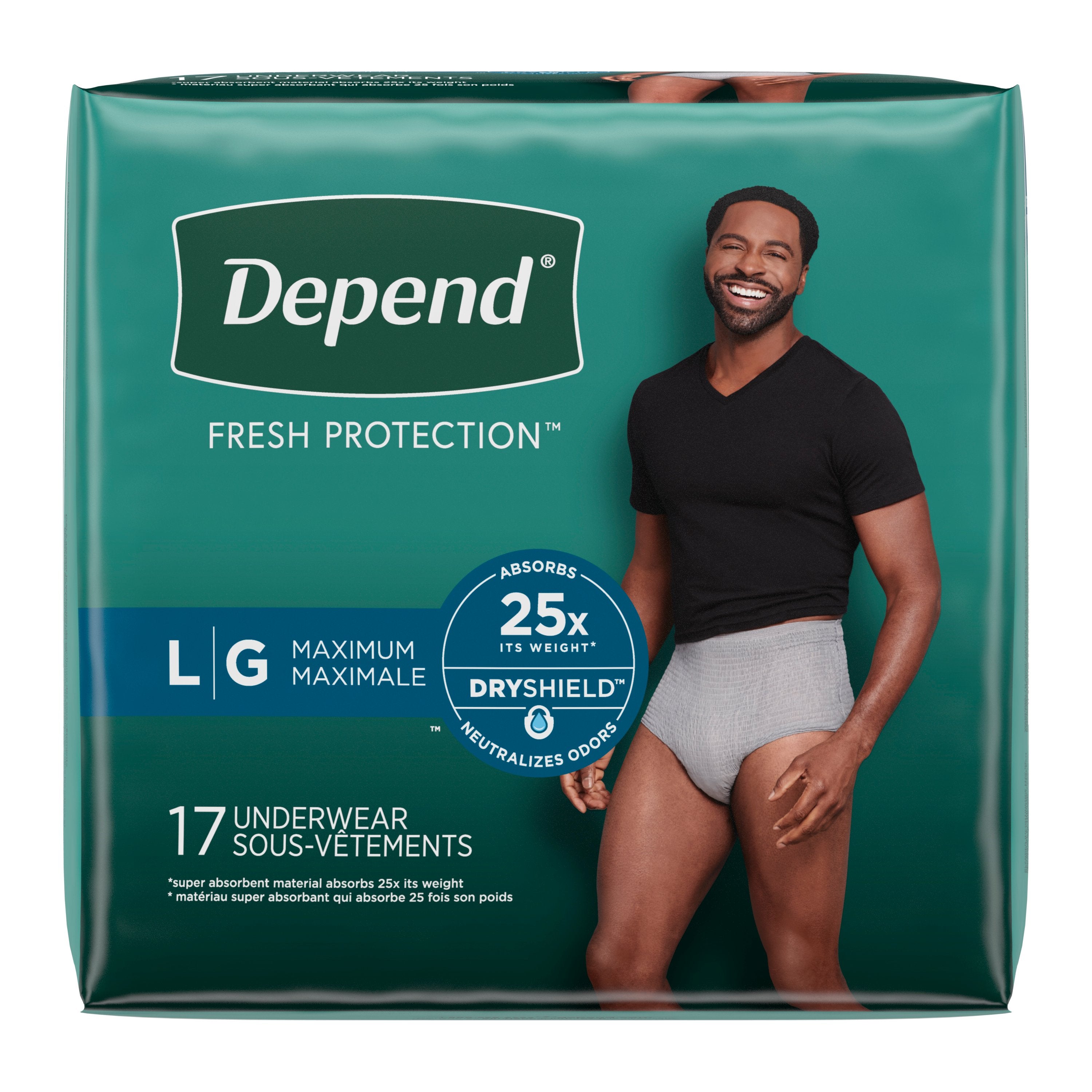 Depend Premium Underwear for Men