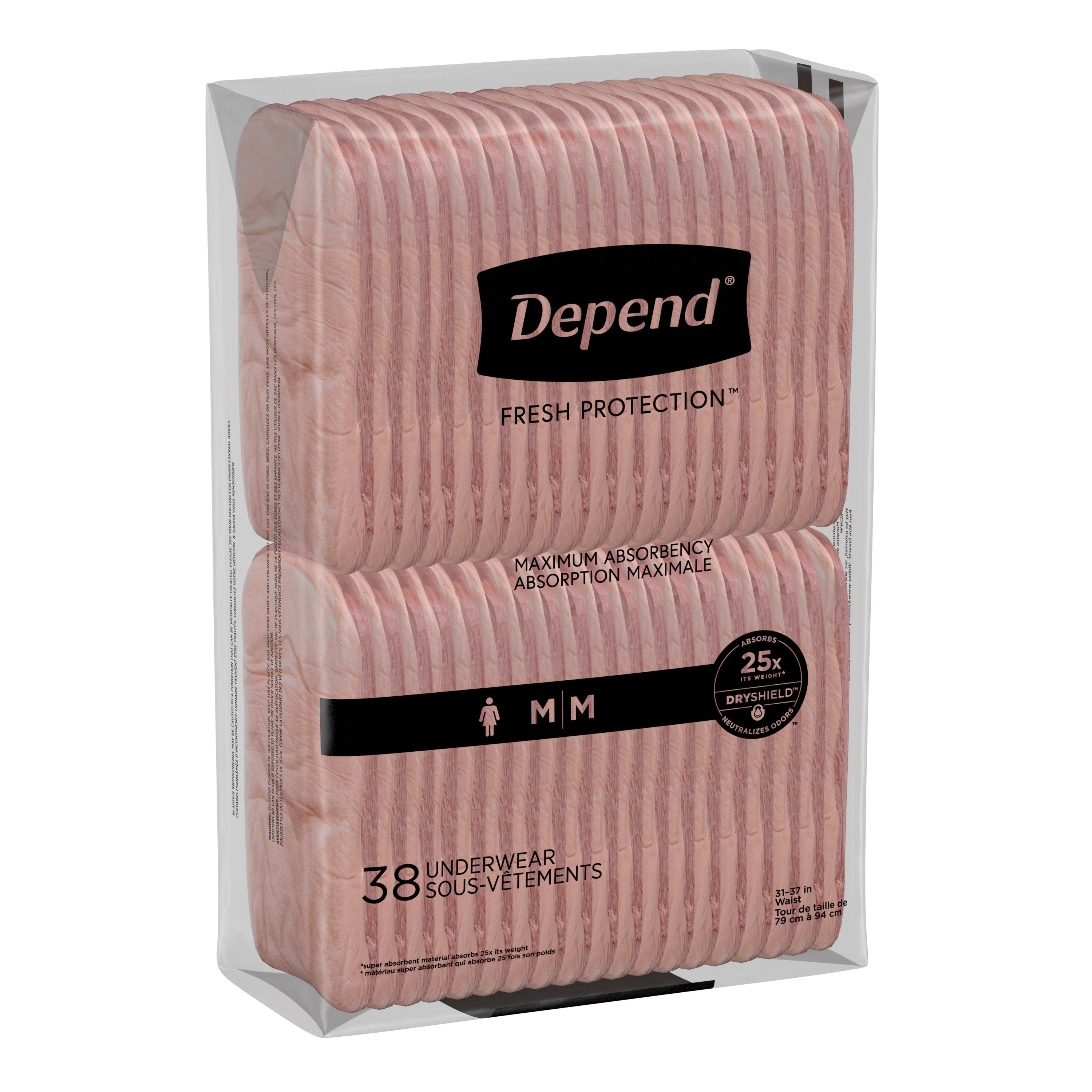 Depend Fresh Protection Underwear for Women - Value Pack