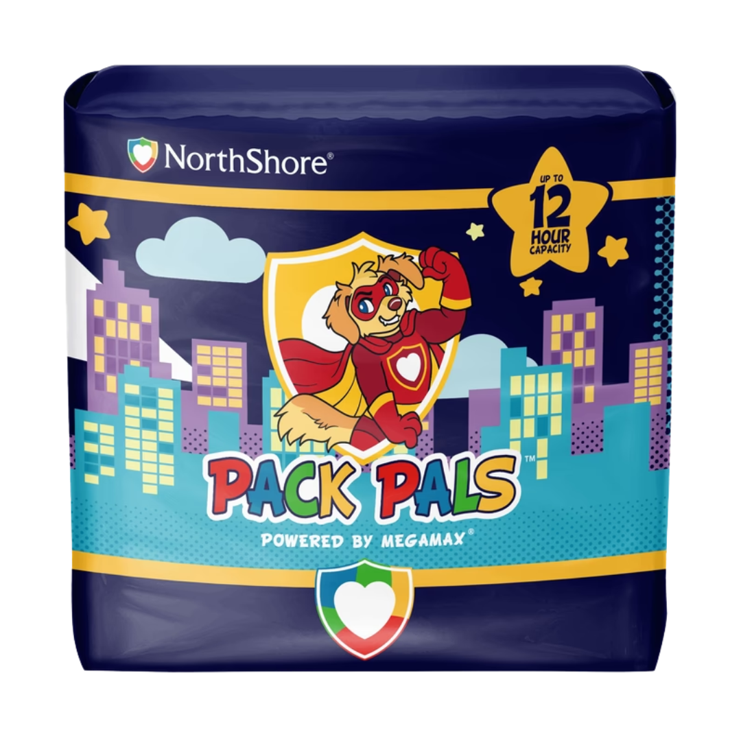 NorthShore Pack Pals Printed Adult Diapers