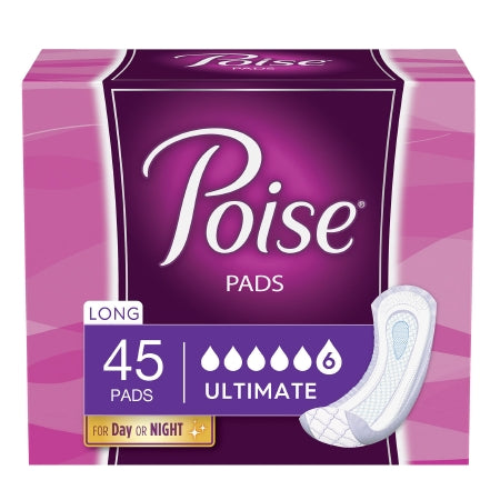 Poise Ultimate Coverage Long Length Pads