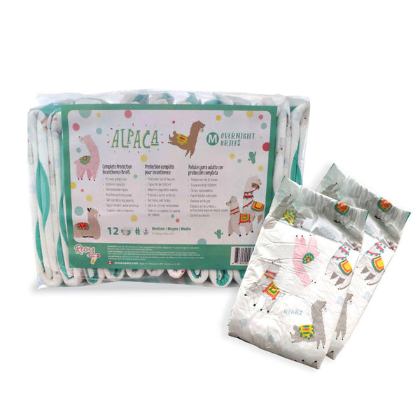 Rearz Alpaca Overnight Adult Diapers | Healthwick Canada