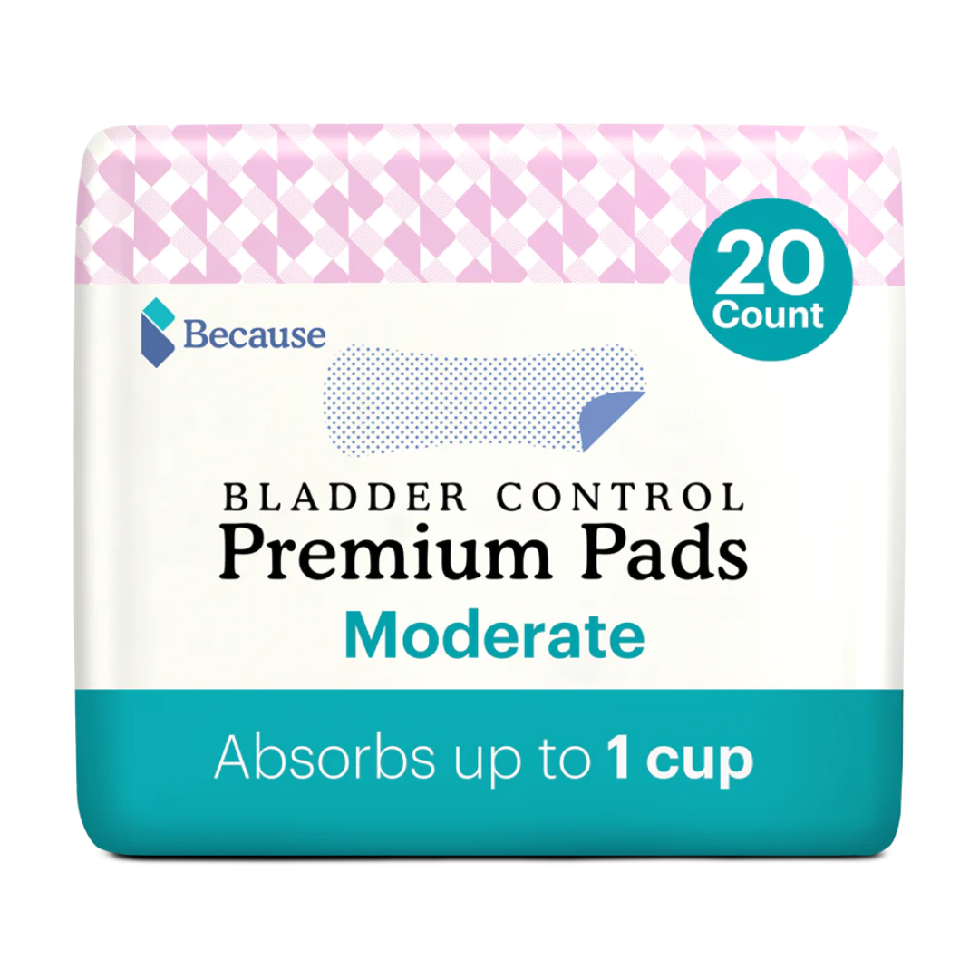 Because Premium Pads for Women (Moderate)