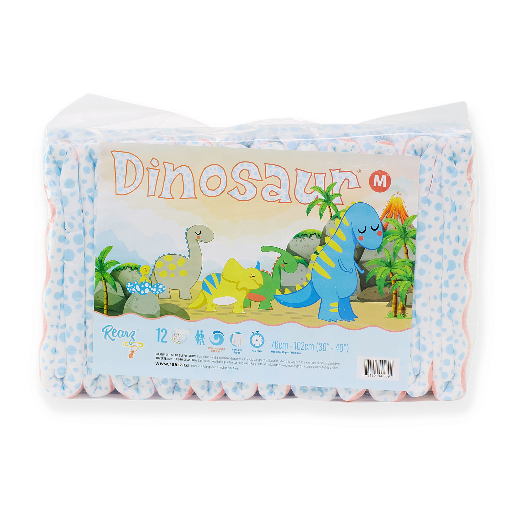 Rearz Dinosaur Elite Adult Diapers
