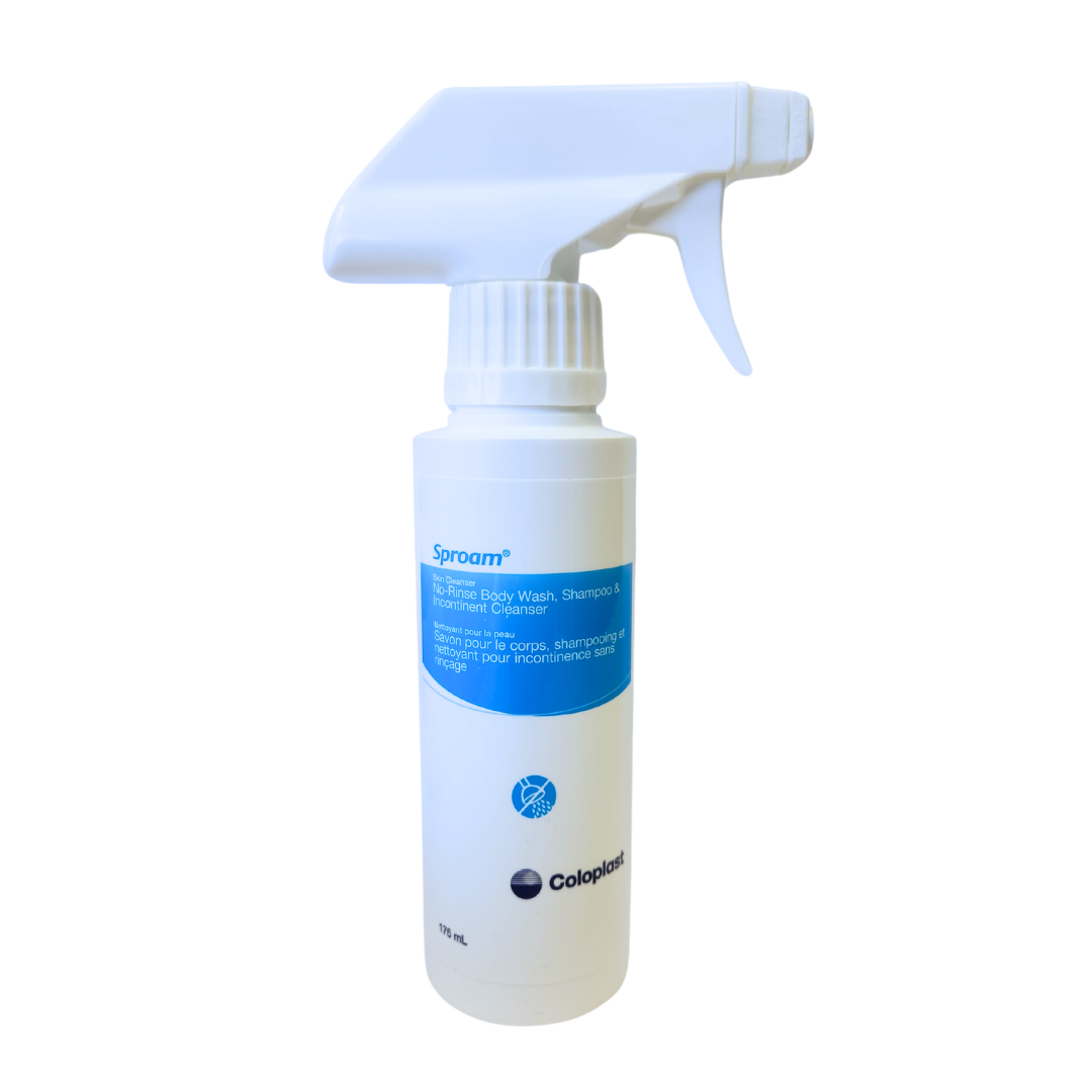 Coloplast Sproam Antiseptic No-Rinse All Body Spray/ Foam Cleanser