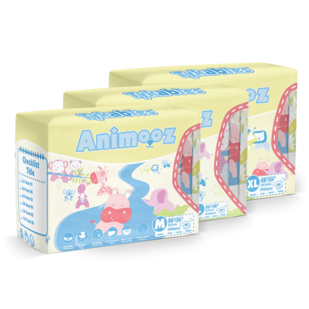Tykables Animooz Adult Diapers