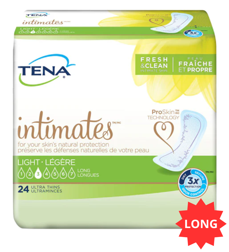 TENA Intimates Light Ultra Thin Pads- Long