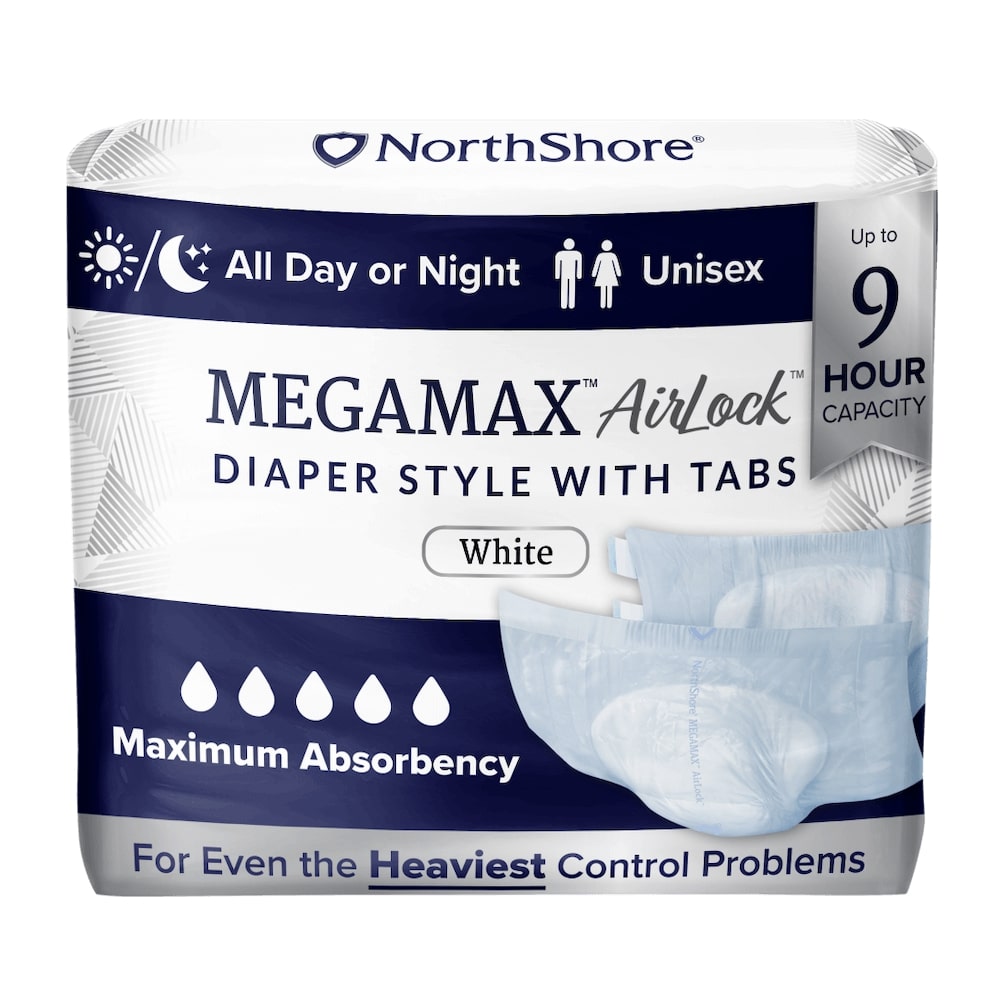 NorthShore MEGAMAX AirLock Adult Diapers