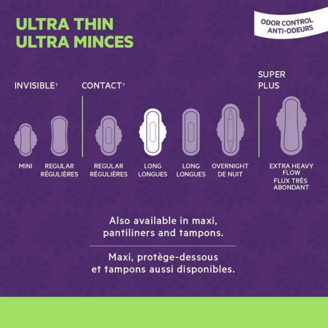 Incognito by Prevail Ultra Thin Pad - Long