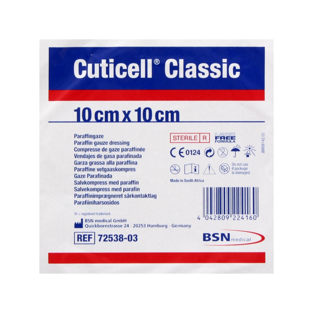 Cuticell® Classic Non-Adherent Dressing Impregnated with Paraffin