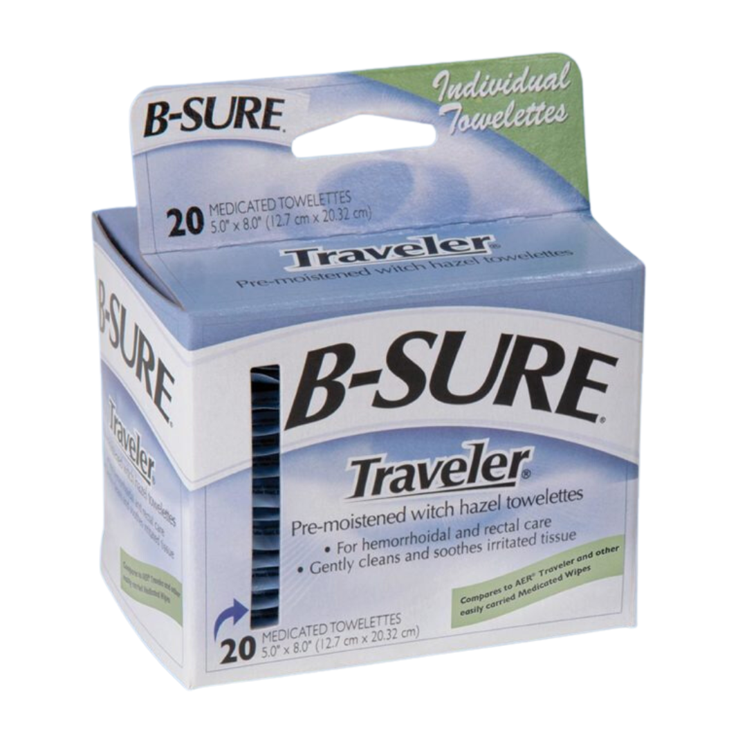 B-Sure® Traveler Witch Hazel Towelettes