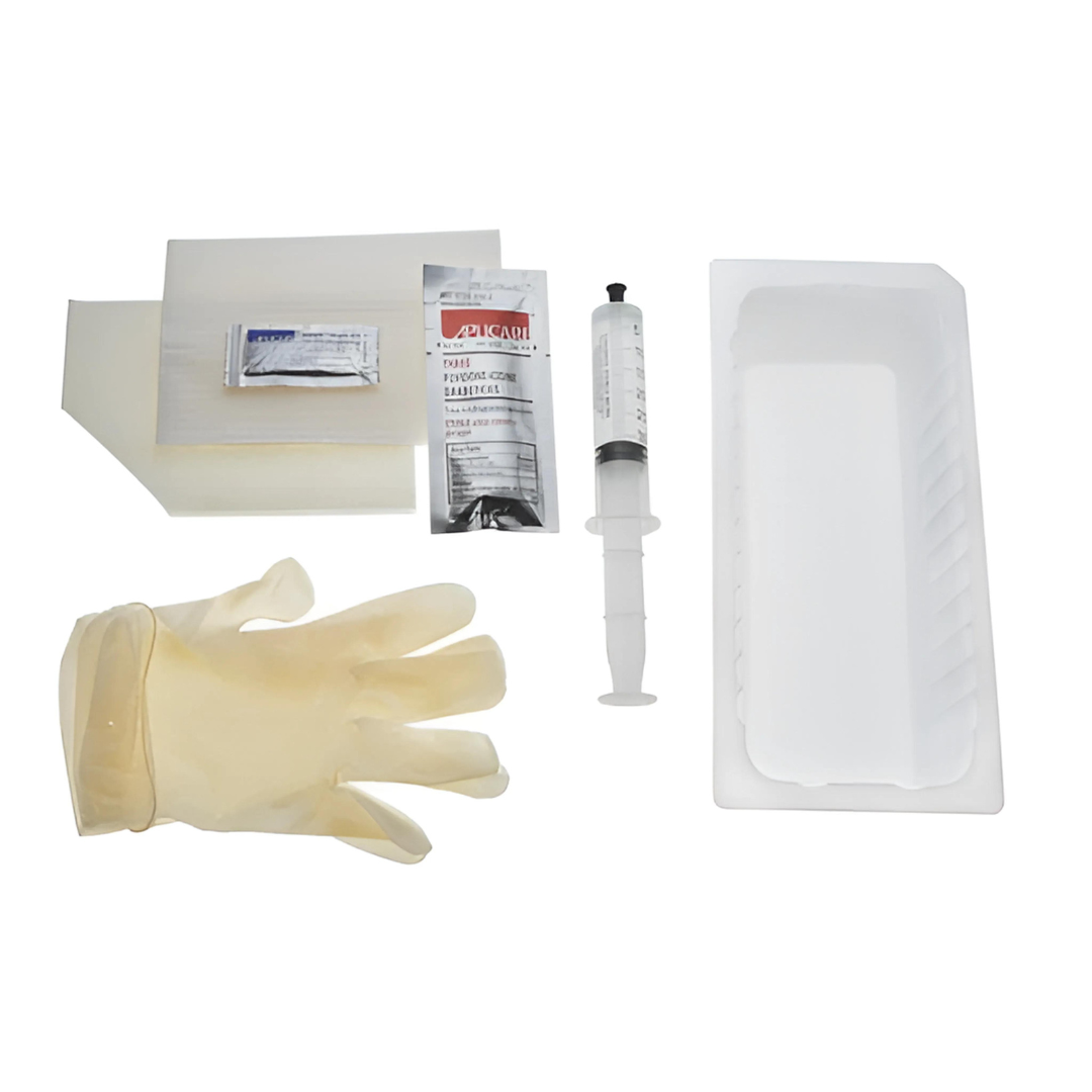 Catheter Tray with 30CC Pre-filled Syringe, Latex-Free, Sterile