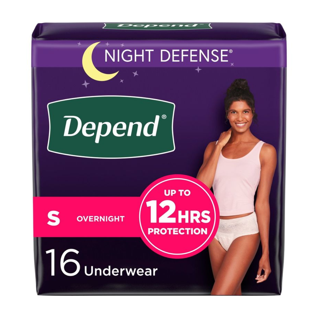 Depend Premium Night Defense Underwear for Women