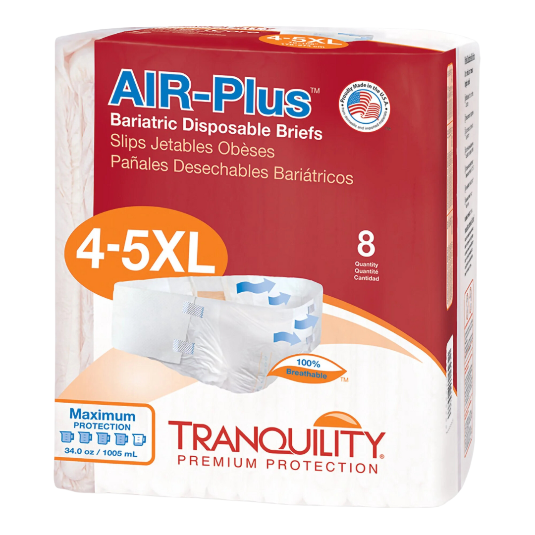 Tranquility AIR-Plus Bariatric Disposable Briefs