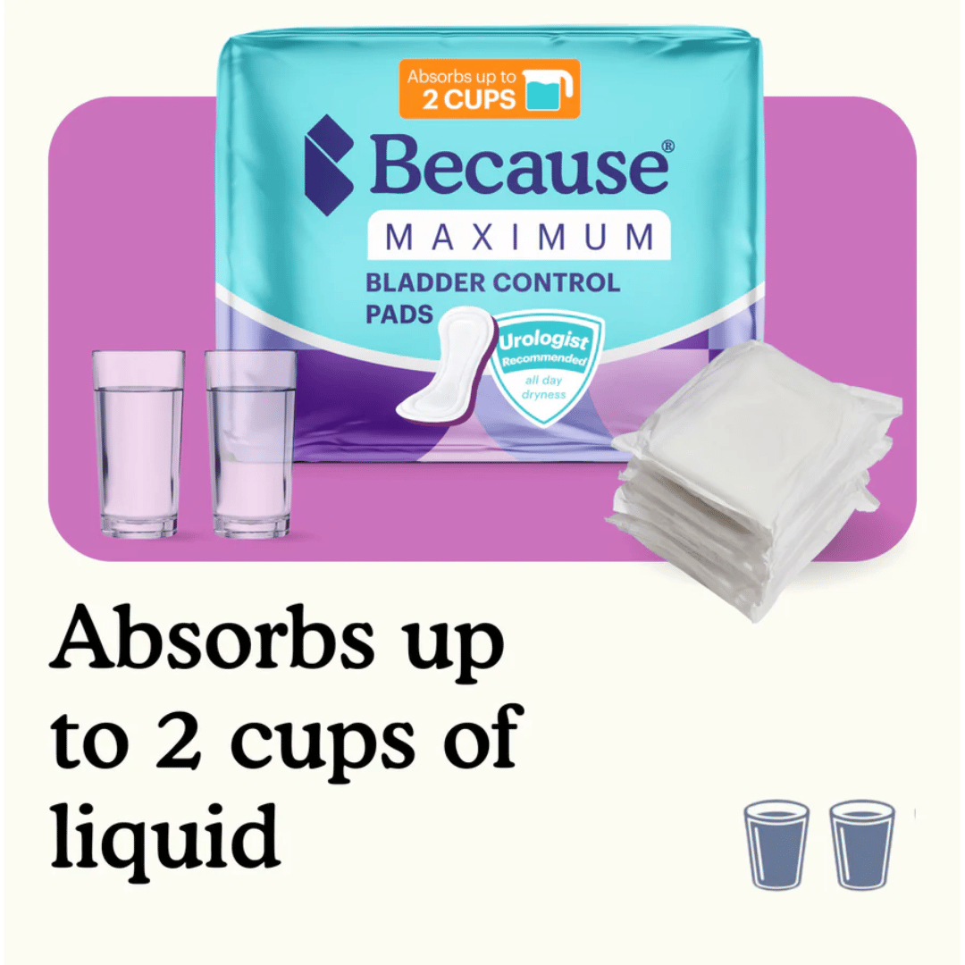 Because Premium Pads for Women (Maximum)