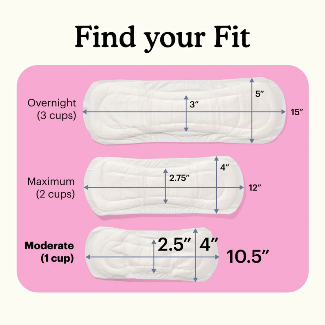 Because Premium Pads for Women (Moderate)
