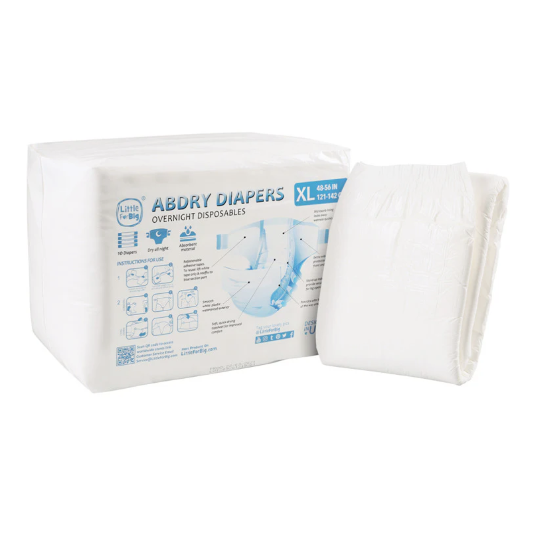 LfB ABDry White Adult Diapers