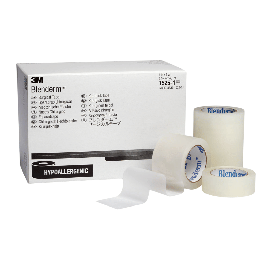 3M Tape 1 in x 5 yd Waterproof Clear Surgical Tape